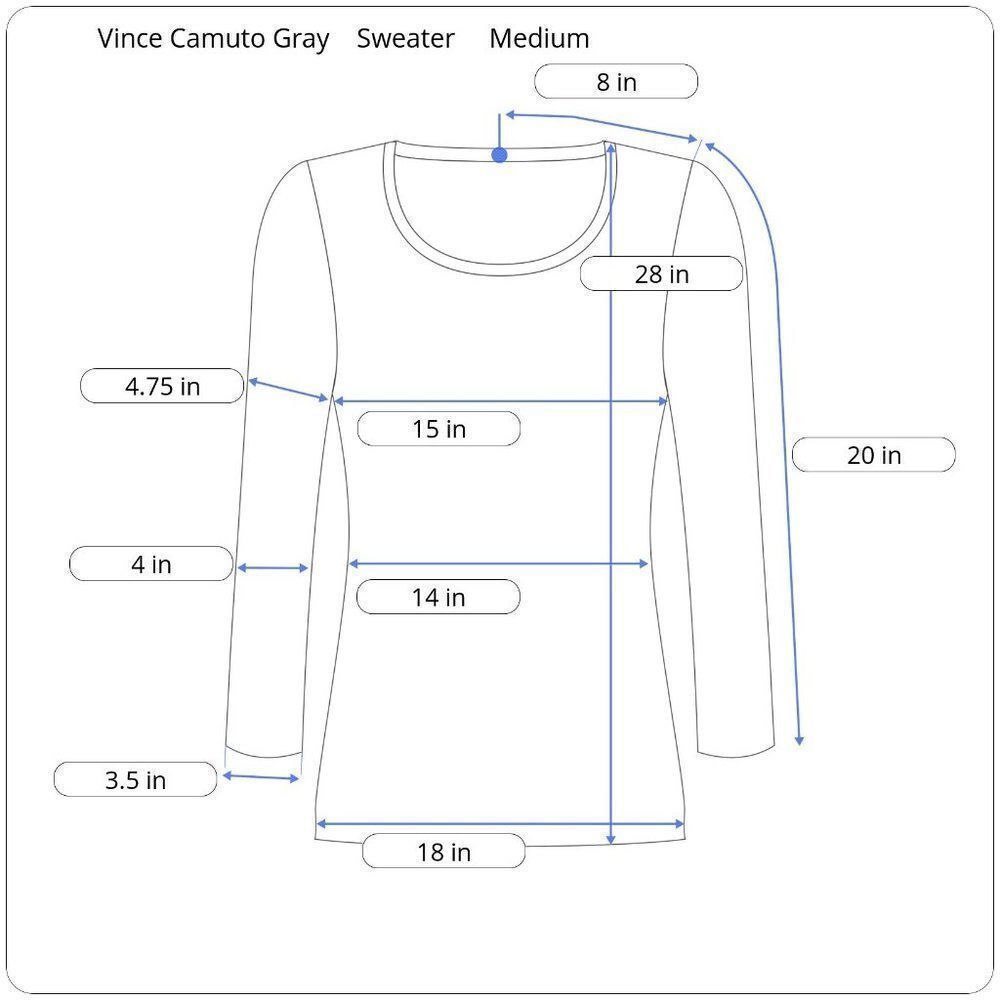 Vince Camuto Gray Layered Sweater - Picture 5 of 5
